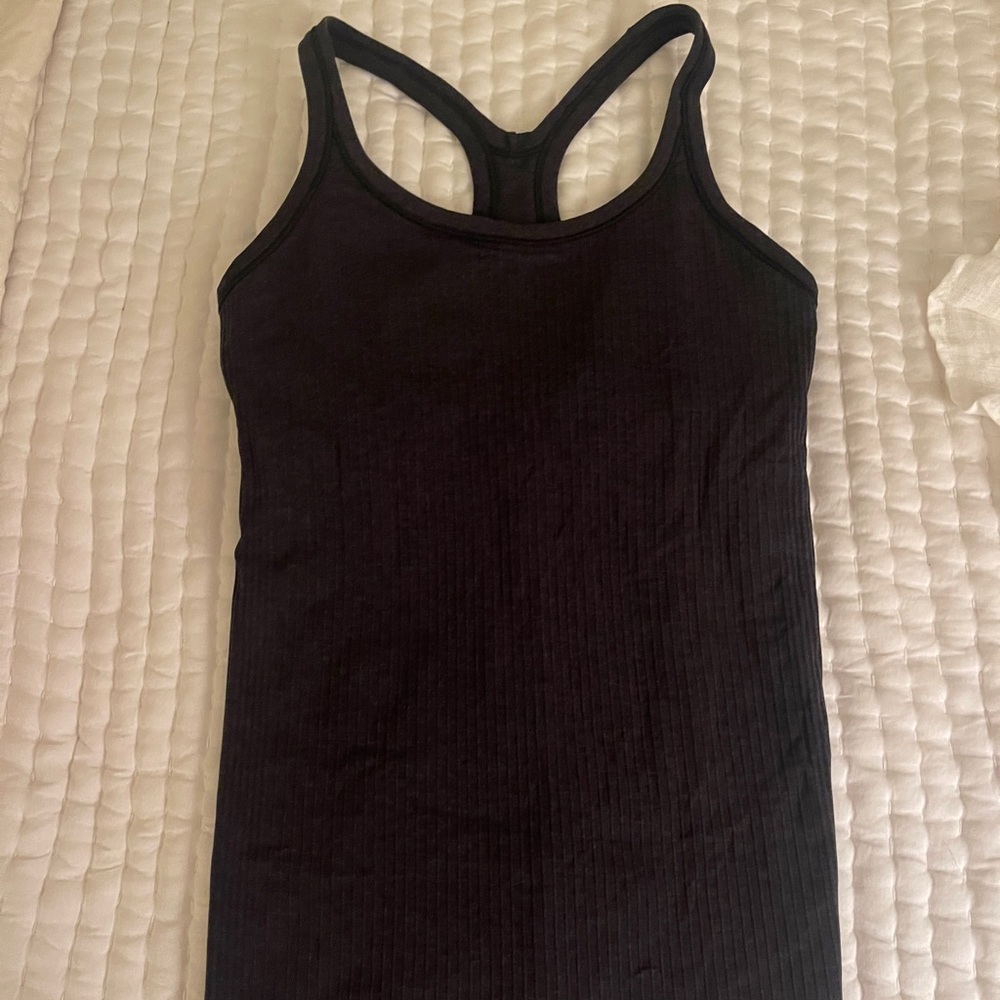 LULULEMON Ebb To Street Tank Size 4 BLACK